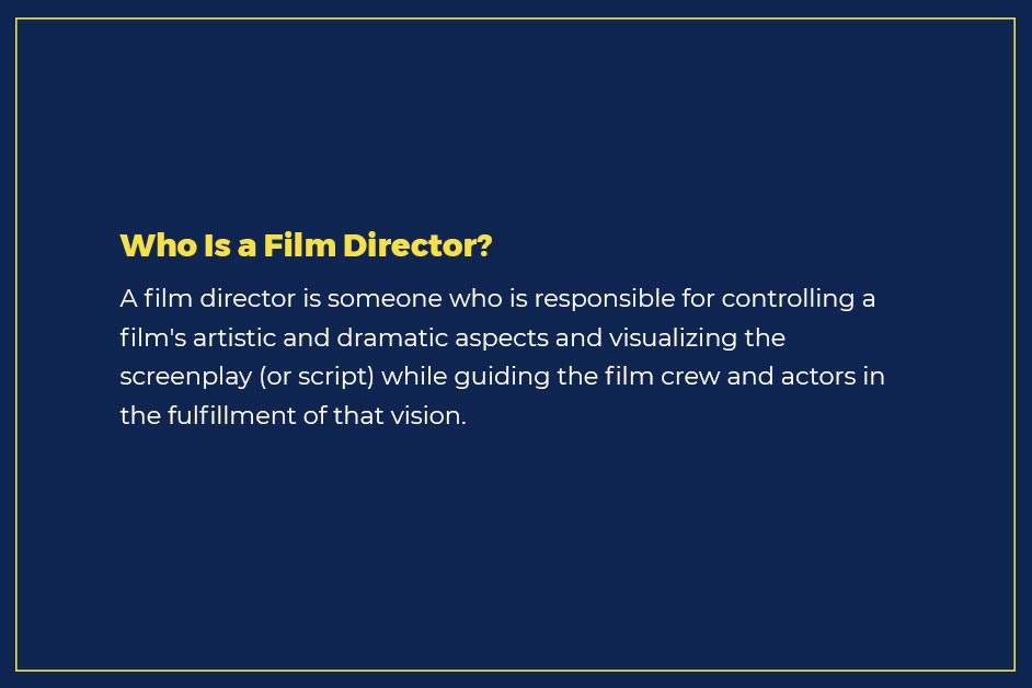 An image showing the definition of Who is a Director