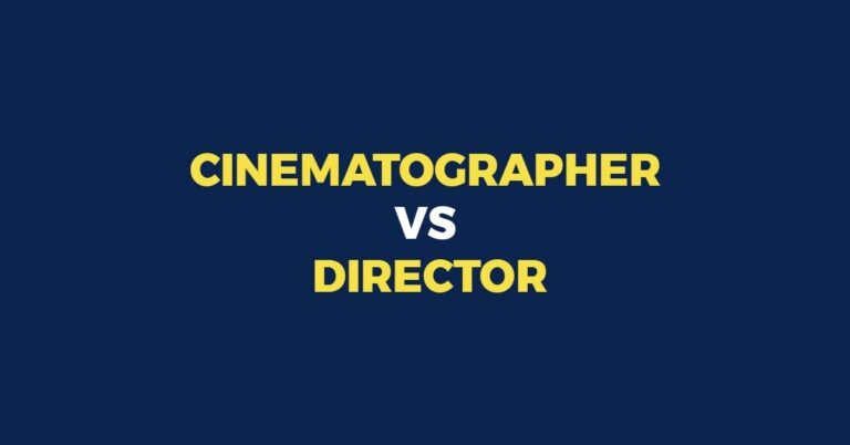 An Image Showing Cinematographer vs Director writings on it