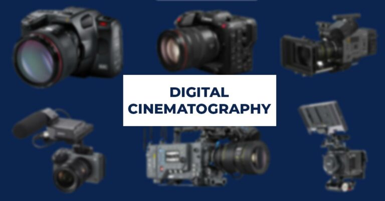 An Image showing Cameras used in Digital Cinematography