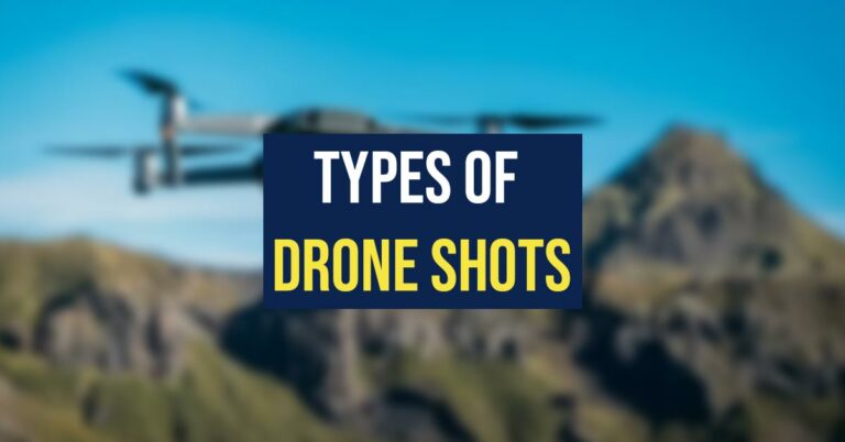 An Image Showing the Types of Drone Shots