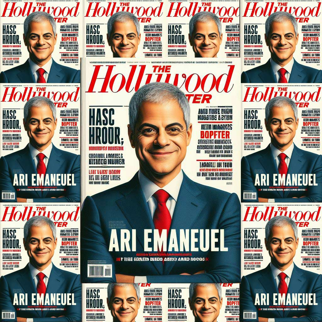 Magazine covers featuring Hollywood's top managers making huge industry headlines and deals.